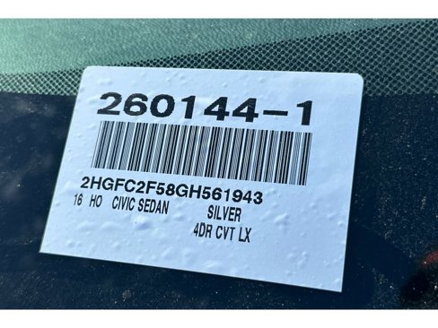 Used 2016 Honda Civic LX image 8
