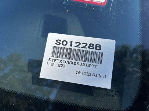 Used 2013 Toyota Tacoma 2WD Access Cab image 6