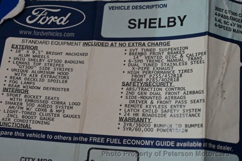 Used 2007 Ford Mustang Shelby GT500 image 52