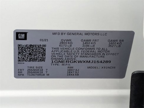 Used 2021 Chevrolet Traverse LT image 42