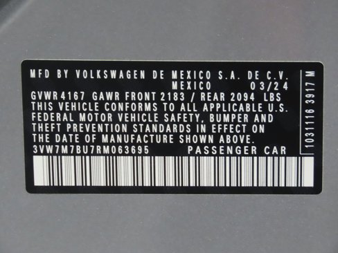 Certified 2024 Volkswagen Jetta SE image 36