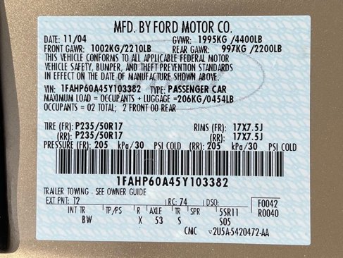 Used 2005 Ford Thunderbird image 44