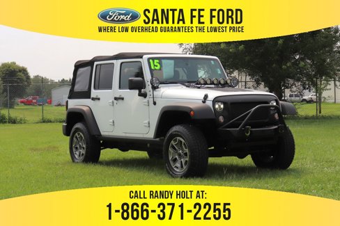 Used 2015 Jeep Wrangler Unlimited Rubicon w/ Connectivity Group image 1