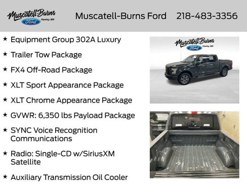 Used 2016 Ford F150 XLT w/ Equipment Group 302A Luxury image 7
