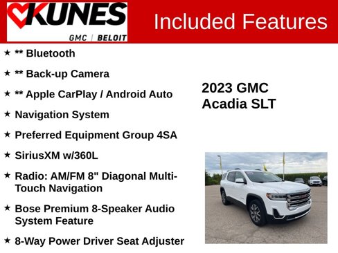 Used 2023 GMC Acadia SLT image 2