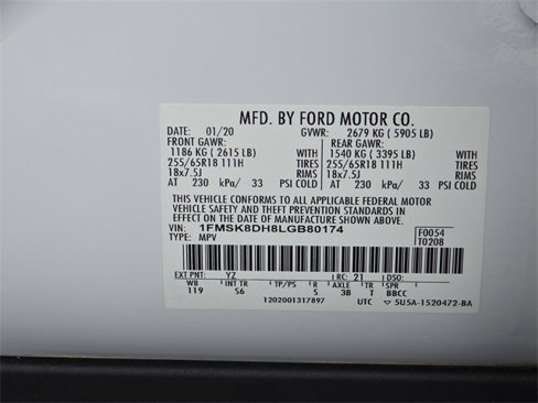 Used 2020 Ford Explorer XLT w/ Equipment Group 202A image 17