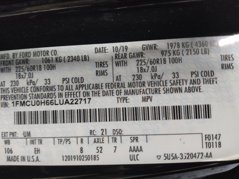 Used 2020 Ford Escape SEL image 33