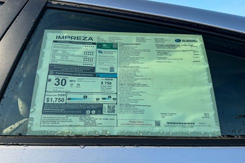 New 2025 Subaru Impreza 2.0i image 12