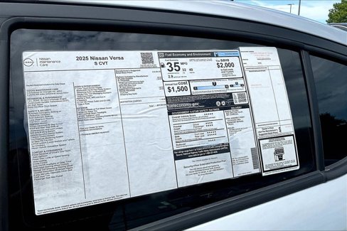 New 2025 Nissan Versa S w/ S Plus Package image 23