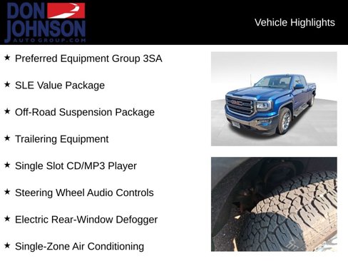 Used 2017 GMC Sierra 1500 SLE w/ SLE Value Package image 6