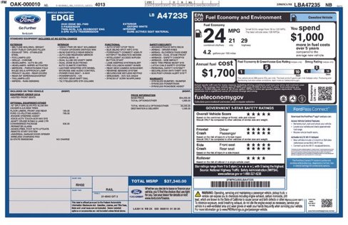 Used 2020 Ford Edge SEL w/ Convenience Package image 18
