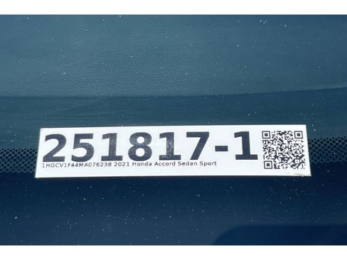 Certified 2021 Honda Accord Sport Special Edition image 50