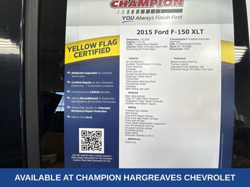 Used 2015 Ford F150 XLT w/ Equipment Group 302A Luxury image 43