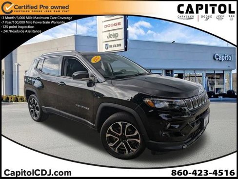 Certified 2022 Jeep Compass Limited image 1