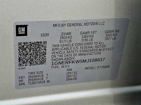 Certified 2021 Chevrolet Traverse LS image 28