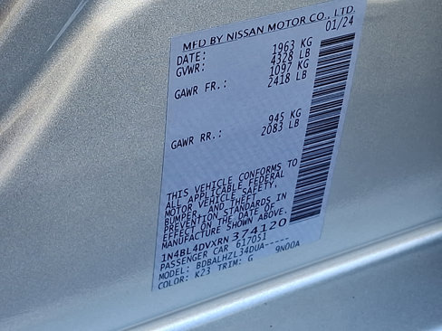 Used 2024 Nissan Altima 2.5 SV image 25