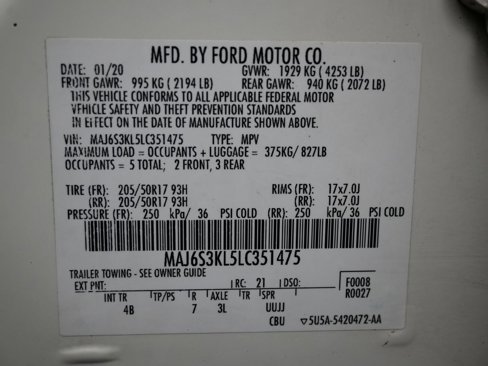Used 2020 Ford EcoSport Titanium image 43