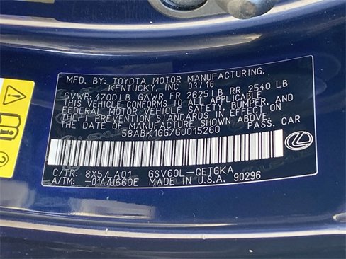 Used 2016 Lexus ES 350 image 35