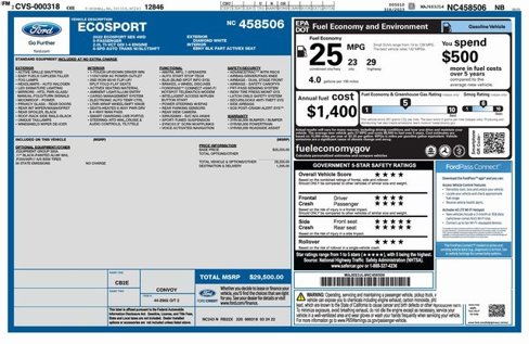 Used 2022 Ford EcoSport SES image 31