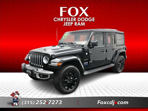 Used 2021 Jeep Wrangler Sahara w/ Cold Weather Group image 1