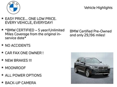 Certified 2024 BMW X3 xDrive30i w/ Premium Package image 11