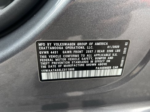 Used 2020 Volkswagen Passat 2.0T S image 26