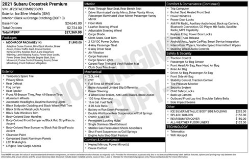 Used 2021 Subaru Crosstrek 2.0i Premium w/ Moonroof Package image 3