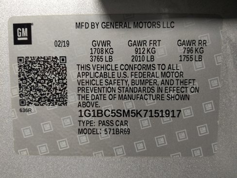 Used 2019 Chevrolet Cruze LS w/ LS Convenience Package image 33