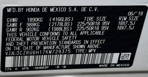 Used 2019 Honda HR-V Sport image 46