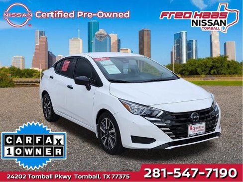 Certified 2024 Nissan Versa S w/ S Plus Package image 1