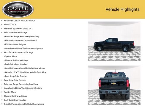 Used 2017 Chevrolet Colorado W/T w/ WT Convenience Package image 3