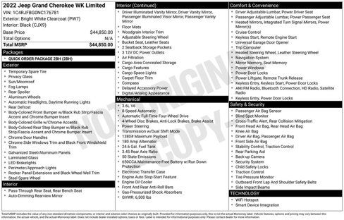 Used 2022 Jeep Grand Cherokee Limited image 34