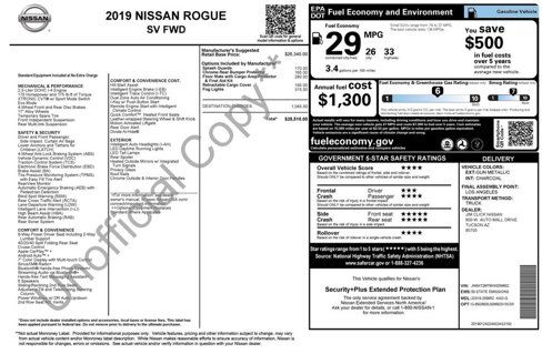 Used 2019 Nissan Rogue SV image 4