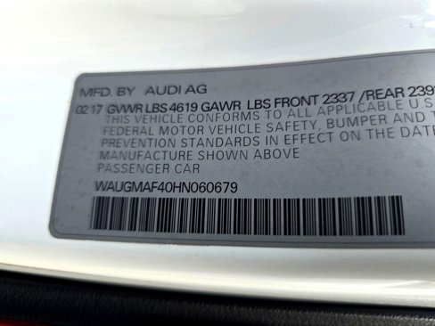 Used 2017 Audi A4 2.0T Ultra Premium w/ Convenience Package image 52