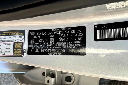Certified 2021 Kia Forte LXS image 31