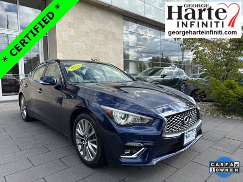 Certified 2022 INFINITI Q50 Luxe w/ Cargo Package image 1