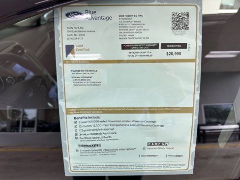 Used 2020 Ford Fusion SE image 5
