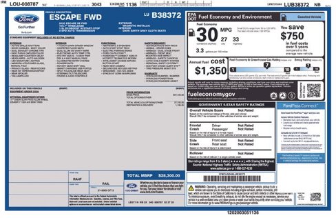 Used 2020 Ford Escape SE image 3