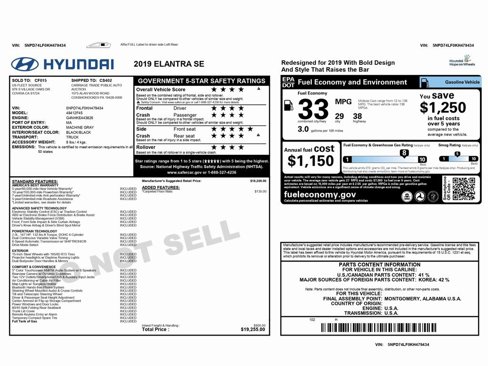 Used 2019 Hyundai Elantra SE w/ Cargo Package image 2