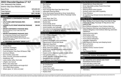 Used 2022 Chevrolet Equinox LT image 27