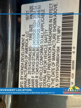 Used 2021 Honda Pilot Special Edition image 34
