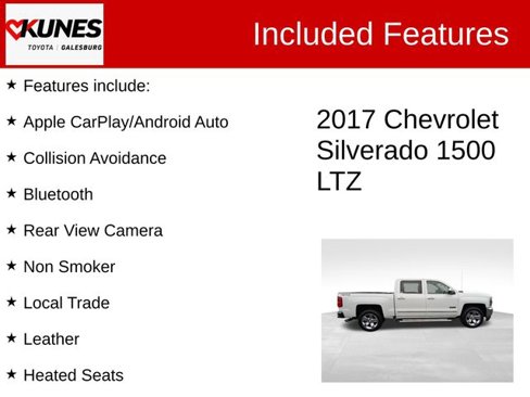 Used 2017 Chevrolet Silverado 1500 LTZ w/ Texas Edition image 2