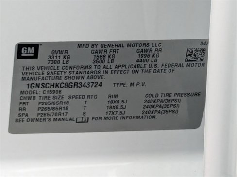 Used 2016 Chevrolet Suburban LT w/ Max Trailering Package image 45