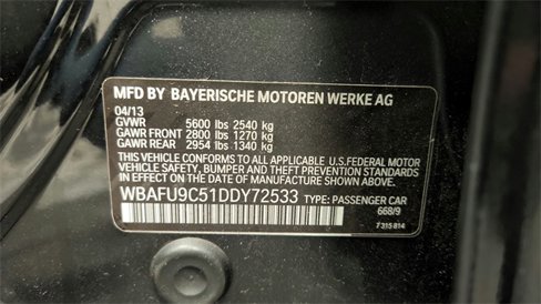 Used 2013 BMW 550i xDrive Sedan image 23