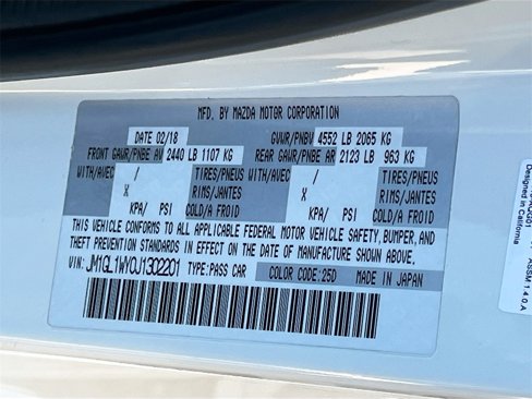Used 2018 MAZDA MAZDA6 Grand Touring Reserve image 32
