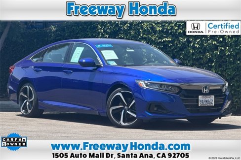 Certified 2022 Honda Accord Sport image 1