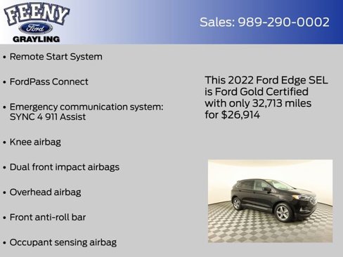 Certified 2022 Ford Edge SEL w/ Convenience Package image 26