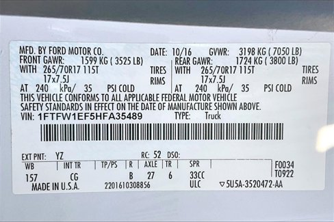 Used 2017 Ford F150 XL w/ XL Power Equipment Group image 36