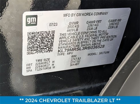 Used 2024 Chevrolet TrailBlazer LT image 32