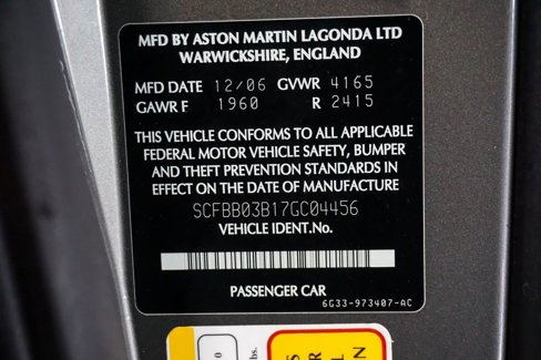 Used 2007 Aston Martin V8 Vantage Coupe image 18